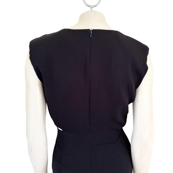 NWT ZARA Side Slit Cutout Maxi Dress in Black SZ XS - Picture 8 of 13